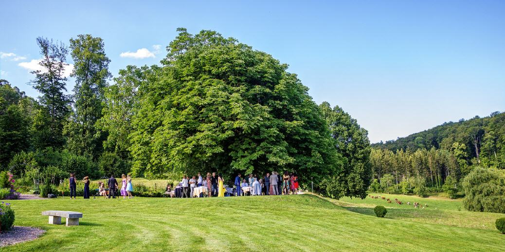 Hochzeitsapéro im Bad Schauenburg, Baselland