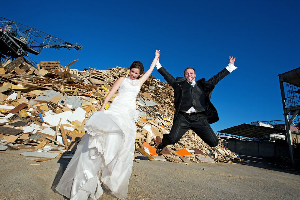 Im Hafengebiet in Basel